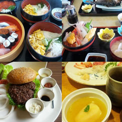 北海道の春～夏はウニ丼、海鮮丼、etc.、秋～冬もおいしい食べ物が沢山